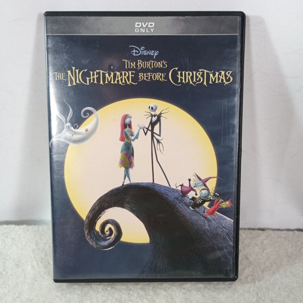 Disney Tim Burton's Nightmare Before Christmas DVD 2018 Jack Skellington